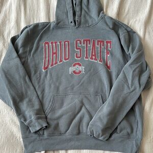 Ohio State Gray Hoodie L